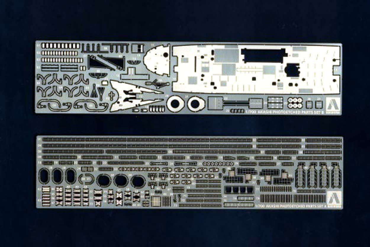 Aoshima Photo-Etched Parts Set for Repair Ship Akashi - BanzaiHobby