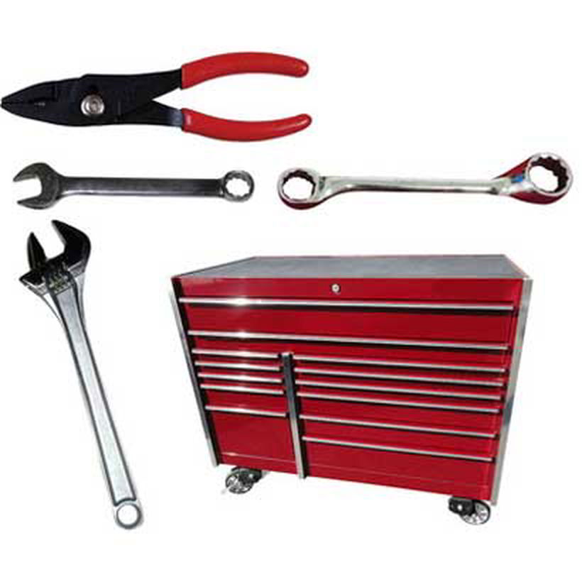 Aoshima Tool & Tool Box Set - BanzaiHobby