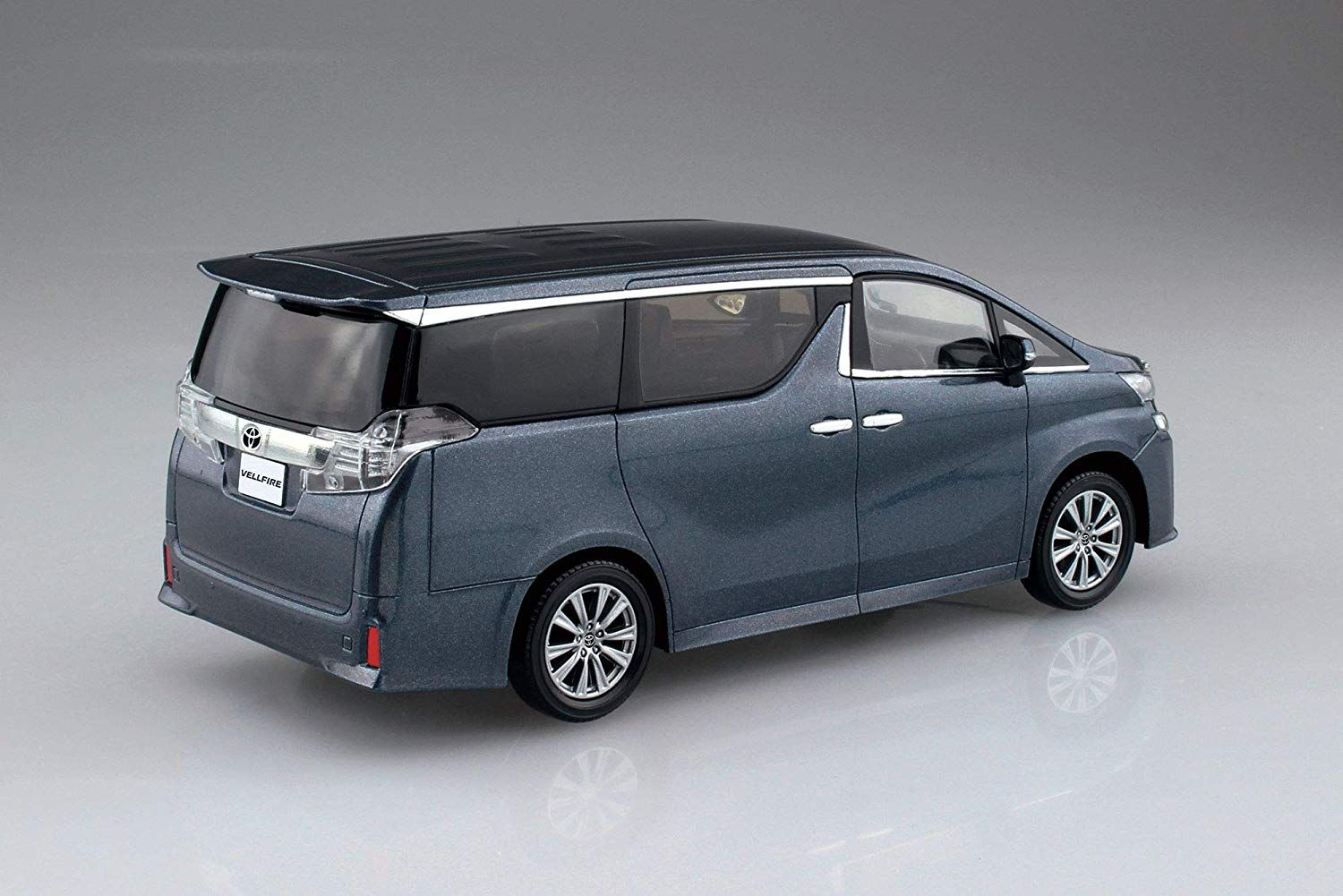Aoshima Toyota Vellfire (Grayish Blue Mica Metallic) Damage Box - BanzaiHobby