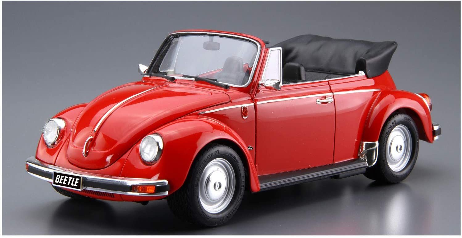 Aoshima Volkswagen 15ADK Beetle 1303S Cabriolet `75 - BanzaiHobby