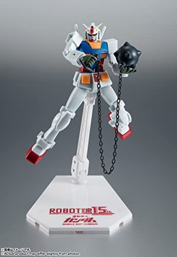 BANDAI SPIRITS(バンダイ スピリッツ) ROBOT魂 <SIDE MS> 機動戦士ガンダム RX-78-2 ガンダム ver. A.N.I.M.E. ~ROBOT魂15th ANNIVERSARY~ 約125mmABS&PVC製 塗装済み可動フィギュア - BanzaiHobby