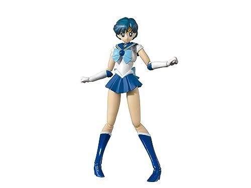 BANDAI SPIRITS(バンダイ スピリッツ) S.H.フィギュアーツ 美少女戦士セーラームーン セーラーマーキュリー-Animation Color Edition-(再販版) 約140mm PVC&ABS製 塗装済み可動フィギュア - BanzaiHobby