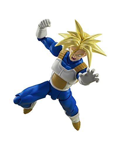 BANDAI SPIRITS(バンダイ スピリッツ) S.H.フィギュアーツ ドラゴンボール スーパーサイヤ人トランクス-その身に秘めしスーパーパワー 約140mm PVC&ABS製 塗装済み可動フィギュア - BanzaiHobby