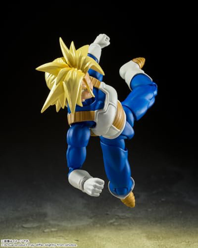 BANDAI SPIRITS(バンダイ スピリッツ) S.H.フィギュアーツ ドラゴンボール スーパーサイヤ人トランクス-その身に秘めしスーパーパワー 約140mm PVC&ABS製 塗装済み可動フィギュア - BanzaiHobby