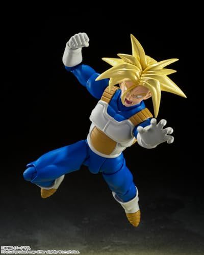 BANDAI SPIRITS(バンダイ スピリッツ) S.H.フィギュアーツ ドラゴンボール スーパーサイヤ人トランクス-その身に秘めしスーパーパワー 約140mm PVC&ABS製 塗装済み可動フィギュア - BanzaiHobby