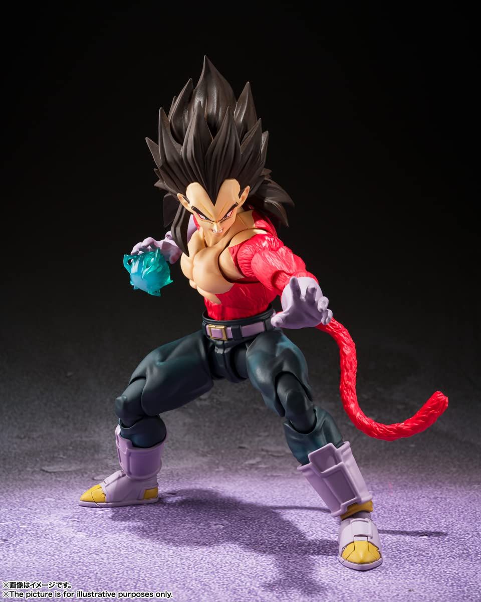 BANDAI SPIRITS(バンダイ スピリッツ) S.H.フィギュアーツ ドラゴンボールGT スーパーサイヤ人4ベジータ約130mm ABS&PVC製 塗装済み可動フィギュア BAS63911 - BanzaiHobby