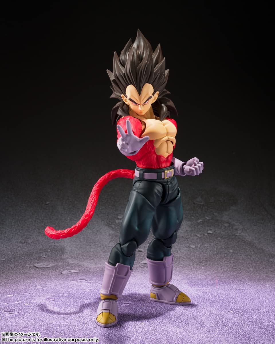 BANDAI SPIRITS(バンダイ スピリッツ) S.H.フィギュアーツ ドラゴンボールGT スーパーサイヤ人4ベジータ約130mm ABS&PVC製 塗装済み可動フィギュア BAS63911 - BanzaiHobby