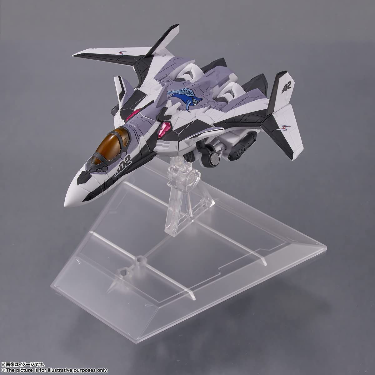 BANDAI SPIRITS(バンダイ スピリッツ) TINY SESSION マクロスΔ VF-31F ジークフリード (メッサー・イーレフェルト機) with カナメ・バッカニア 約100mm PVC&ABS製 塗装済み可動フィギュア - BanzaiHobby