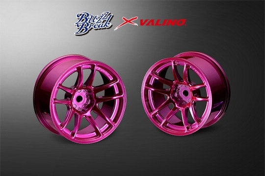 OVERDOSE BB-RW-019 VALINO N820S Wheel 26mm (BB Pink Plated / OFF+7) - BanzaiHobby