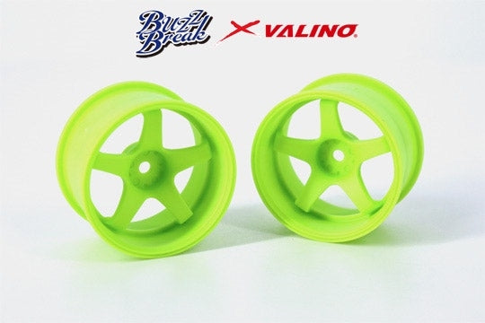 OVERDOSE BB-RW-028 VALINO GV117D Wheel R-SPEC 30mm (Lime Yellow / OFF+9) - BanzaiHobby