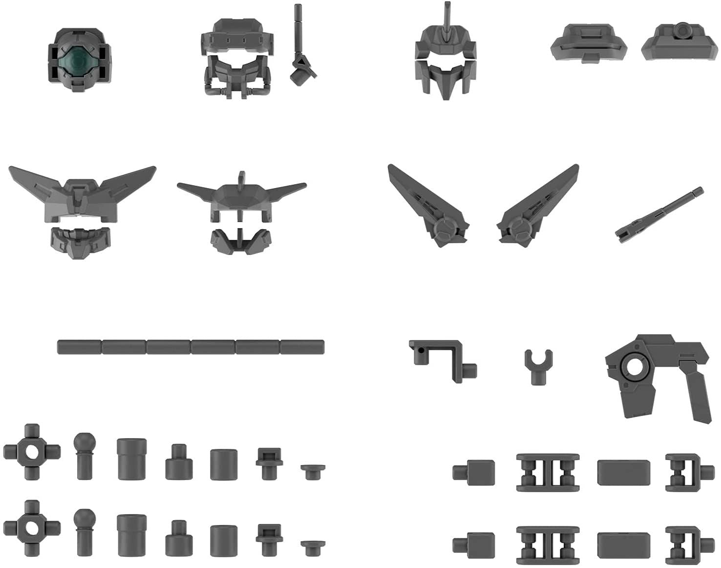 Bandai 30MM Option Parts Set 6 (Customize Head A) - BanzaiHobby