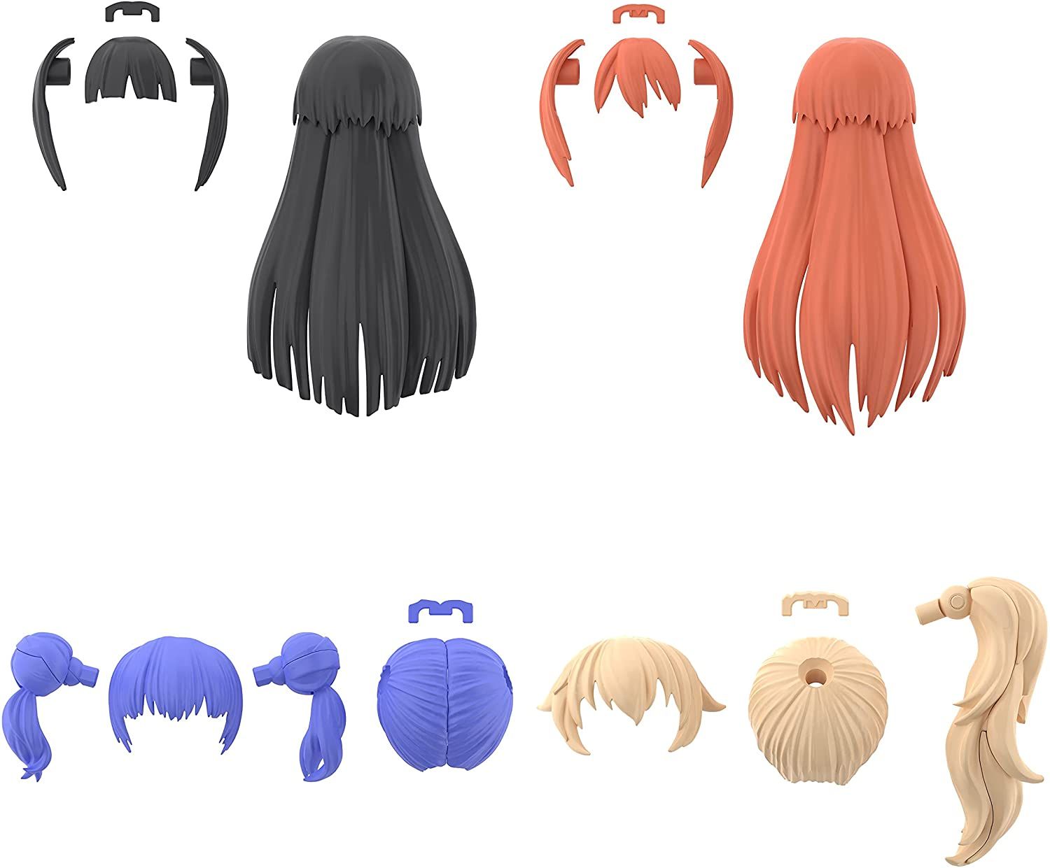Bandai 30MS Optional Hair Style Parts Vol. 3 (Box) - BanzaiHobby
