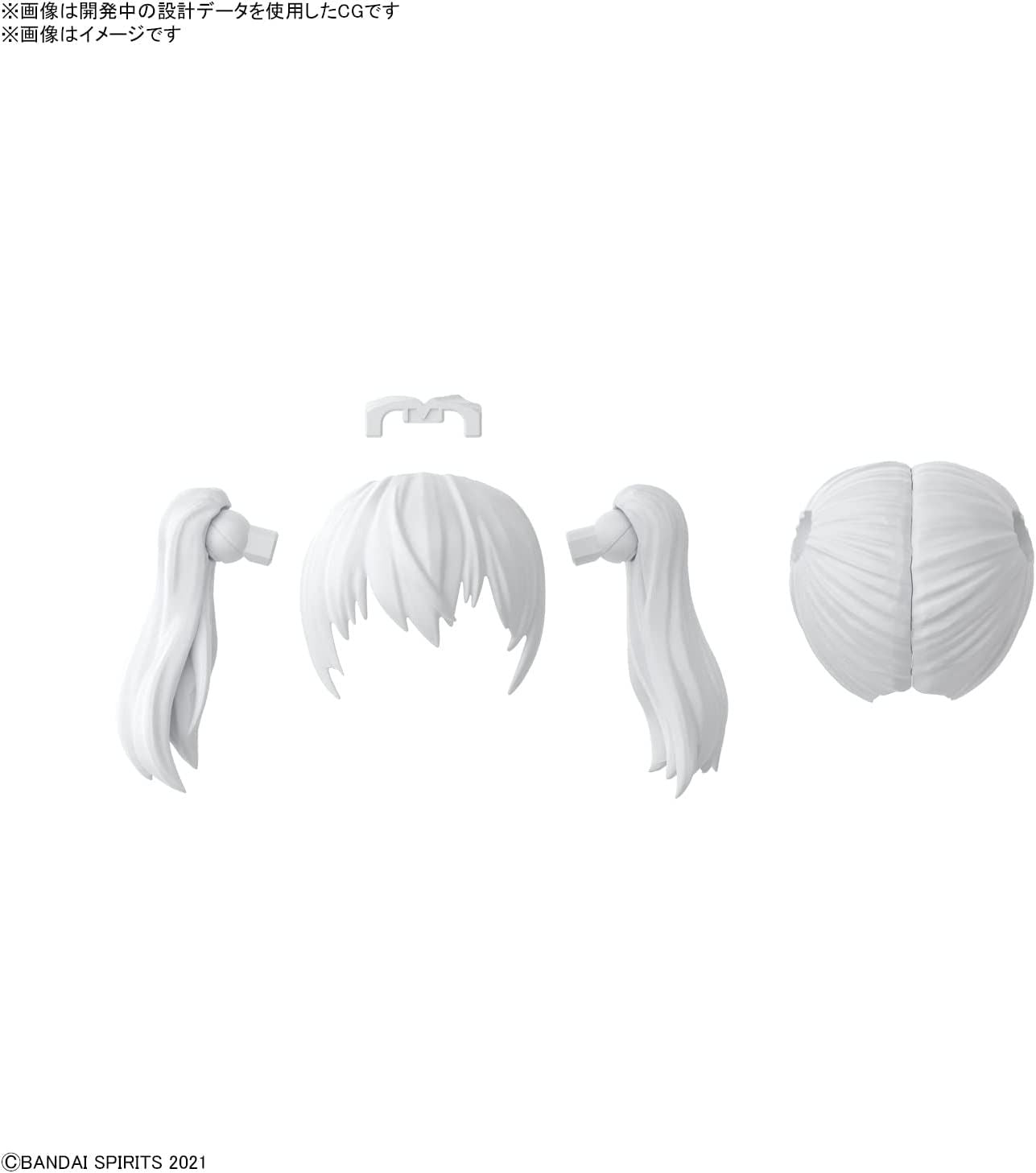 Bandai 30MS Optional Hairstyle Parts Vol. 5 (Box) - BanzaiHobby