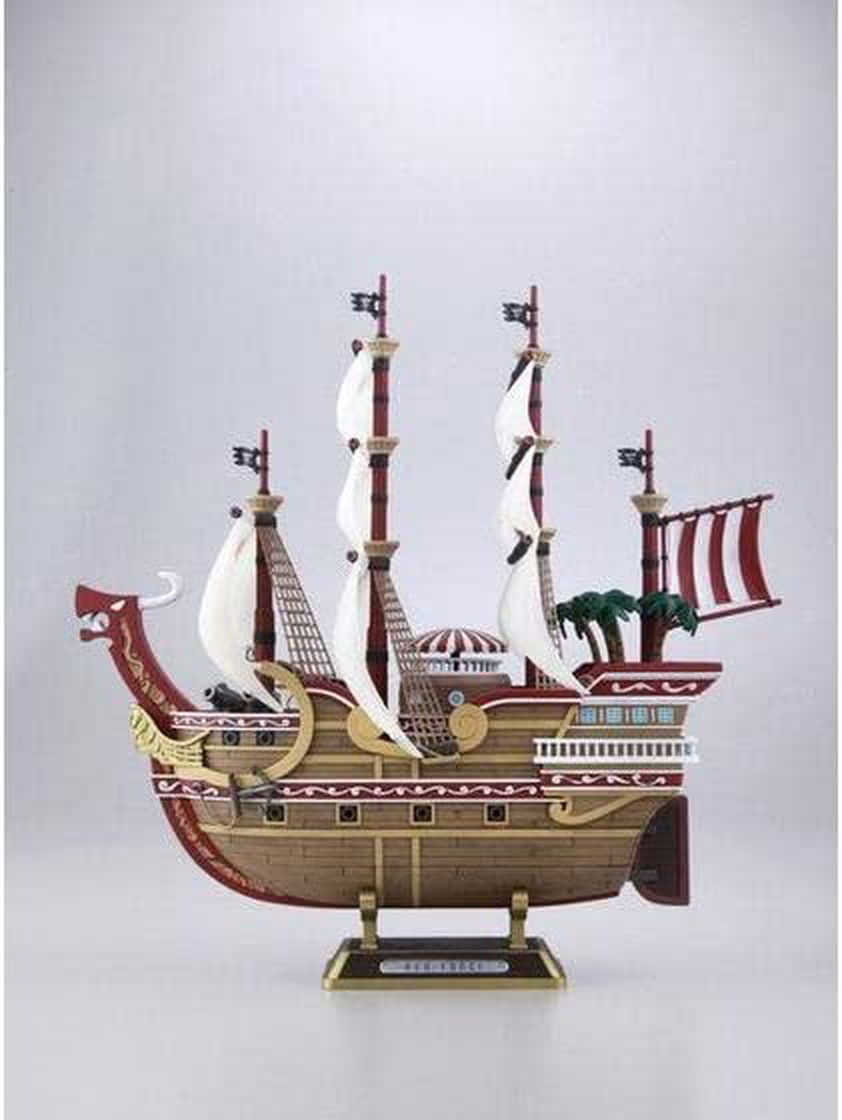 Bandai Authentic Sailboat Plastic Model One Piece Red Force - BanzaiHobby
