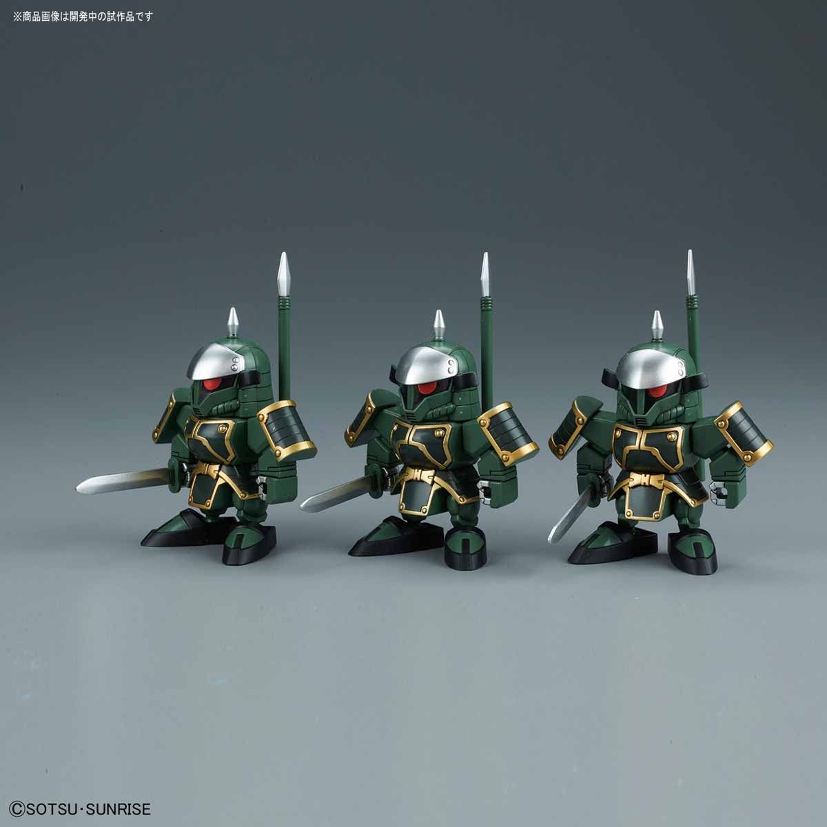 Bandai BB 407 DongZhuo Zaku & BuDuiBing (DongZhuo Forces) - BanzaiHobby
