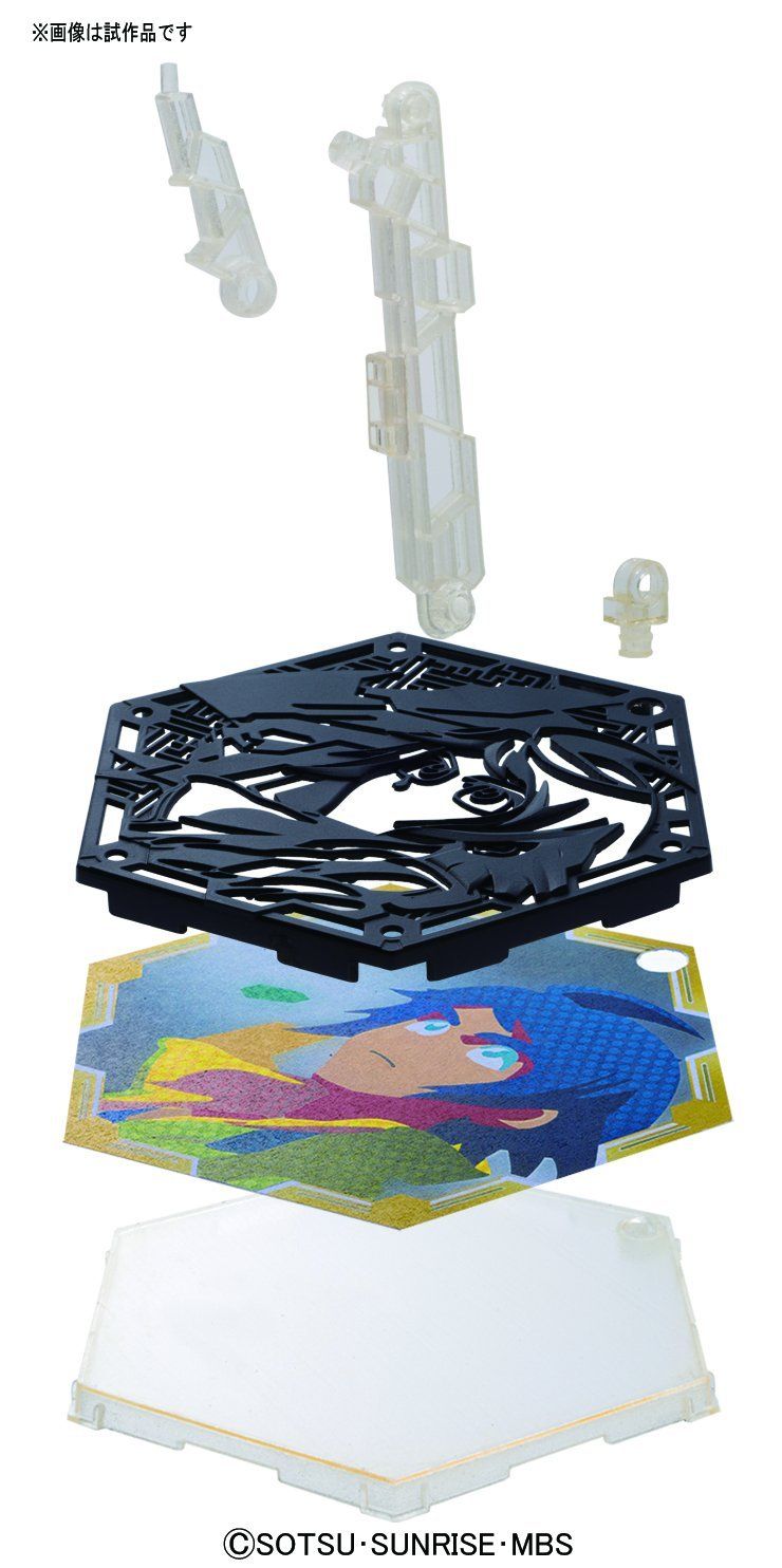 Bandai Chara Stand Plate : Iron-Blooded Orphans Mikazuki Augus - BanzaiHobby