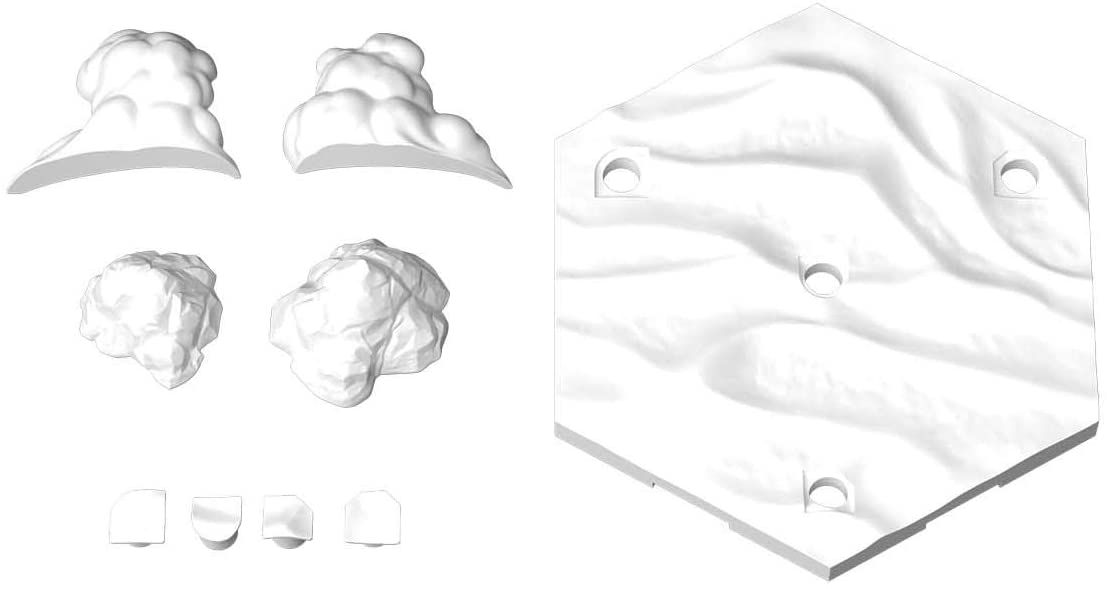 Bandai Customize Scene Base (Snow Field Ver.) - BanzaiHobby