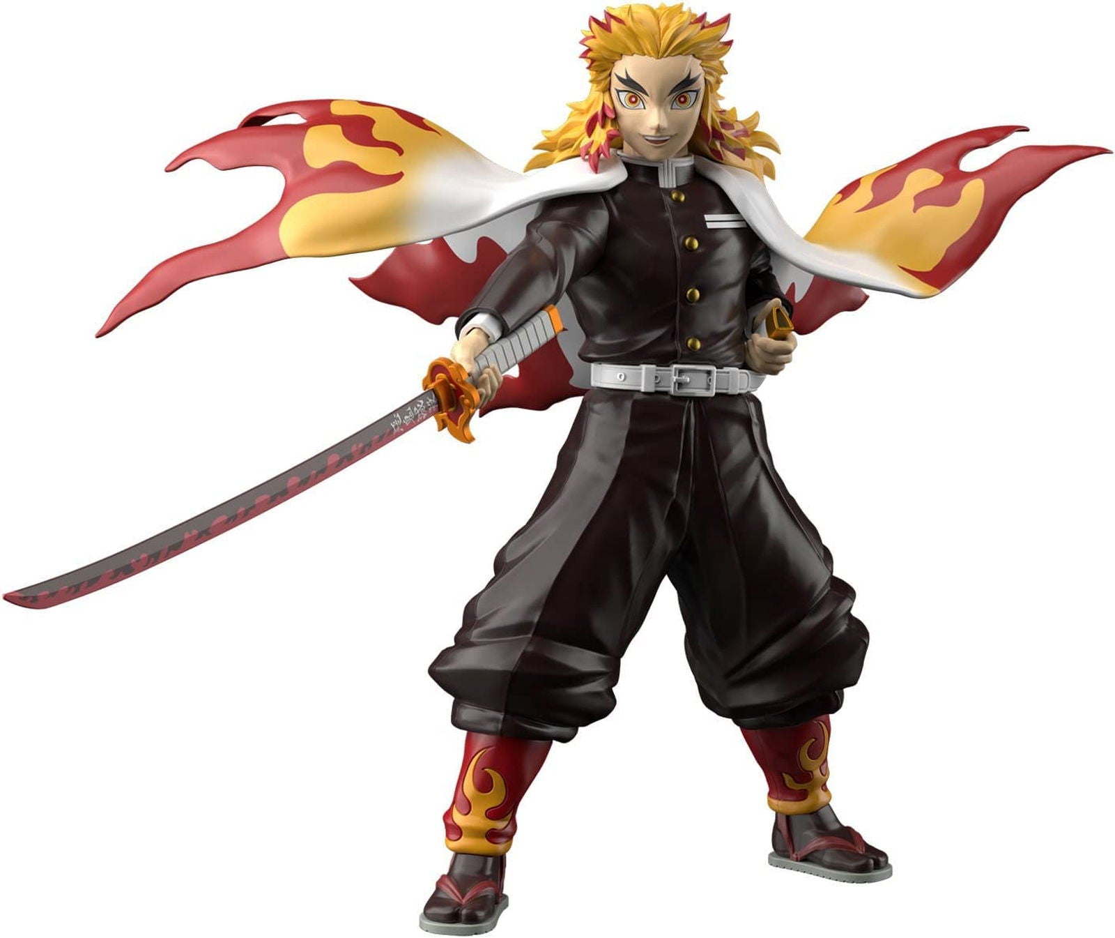 Bandai Demon Slayer Model Kyojuro Rengoku Color Coded Plastic Model - BanzaiHobby