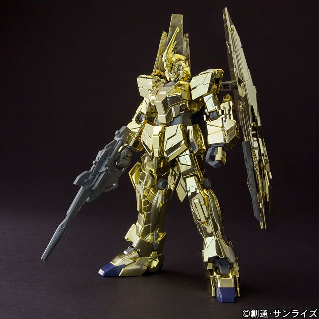 Bandai EXPO LIMITED HGUC Unicorn Gundam Phenex (Unicorn Mode) Gold Ver. - BanzaiHobby