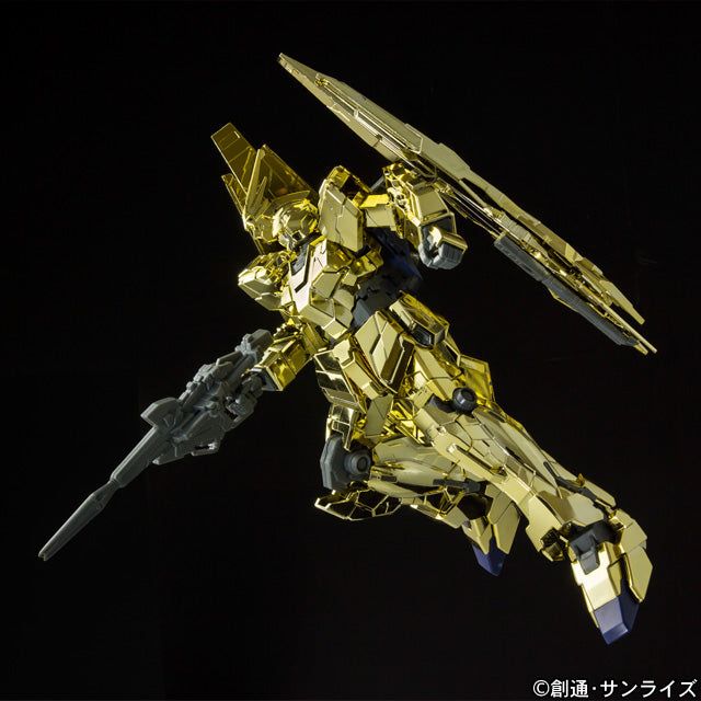Bandai EXPO LIMITED HGUC Unicorn Gundam Phenex (Unicorn Mode) Gold Ver. - BanzaiHobby