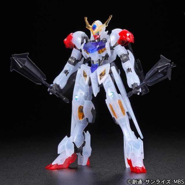 Bandai EXPO LIMITED HG Barbatos Lupus Twin Mace & Cannons Clear Ver. - BanzaiHobby