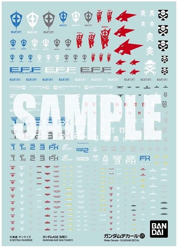 Bandai Gundam Decal (HG) Mobile Suit Gundam AGE Series - BanzaiHobby