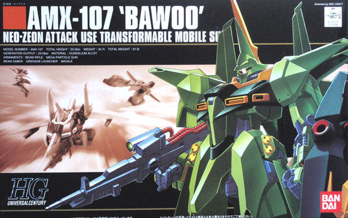 Bandai HGUC 031 Bawoo Production Type - BanzaiHobby