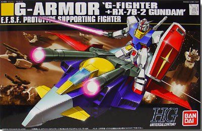 Bandai HGUC 050 G-ARMOR G-FIGHTER + RX-78-2 GUNDAM - BanzaiHobby