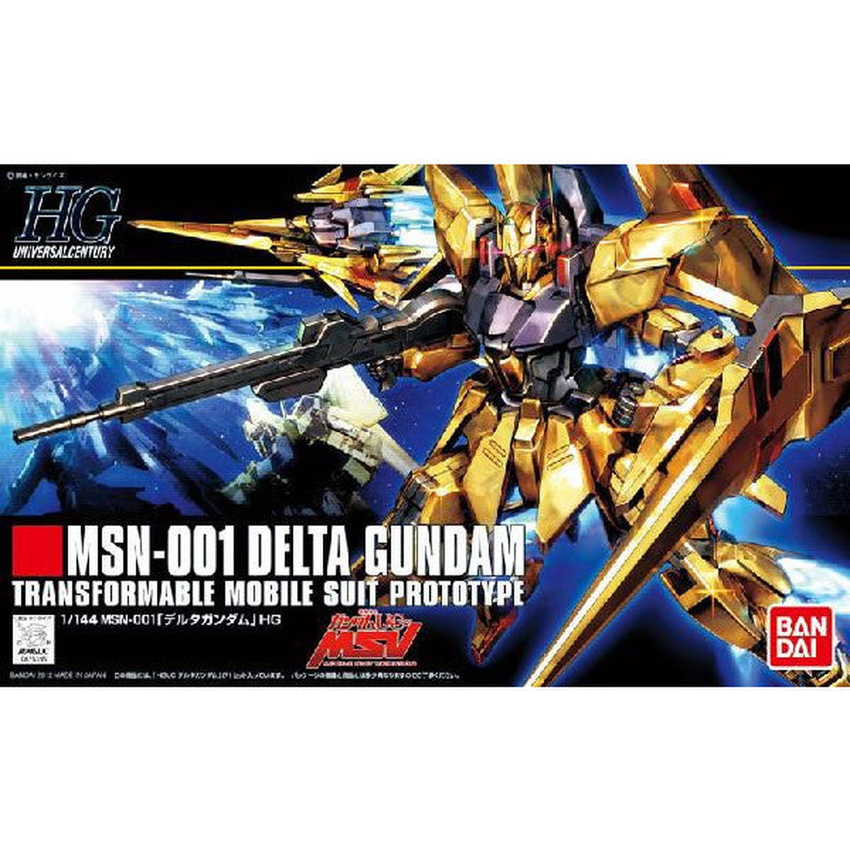 Bandai HGUC 136 MSN-001 DELTA GUNDAM - BanzaiHobby