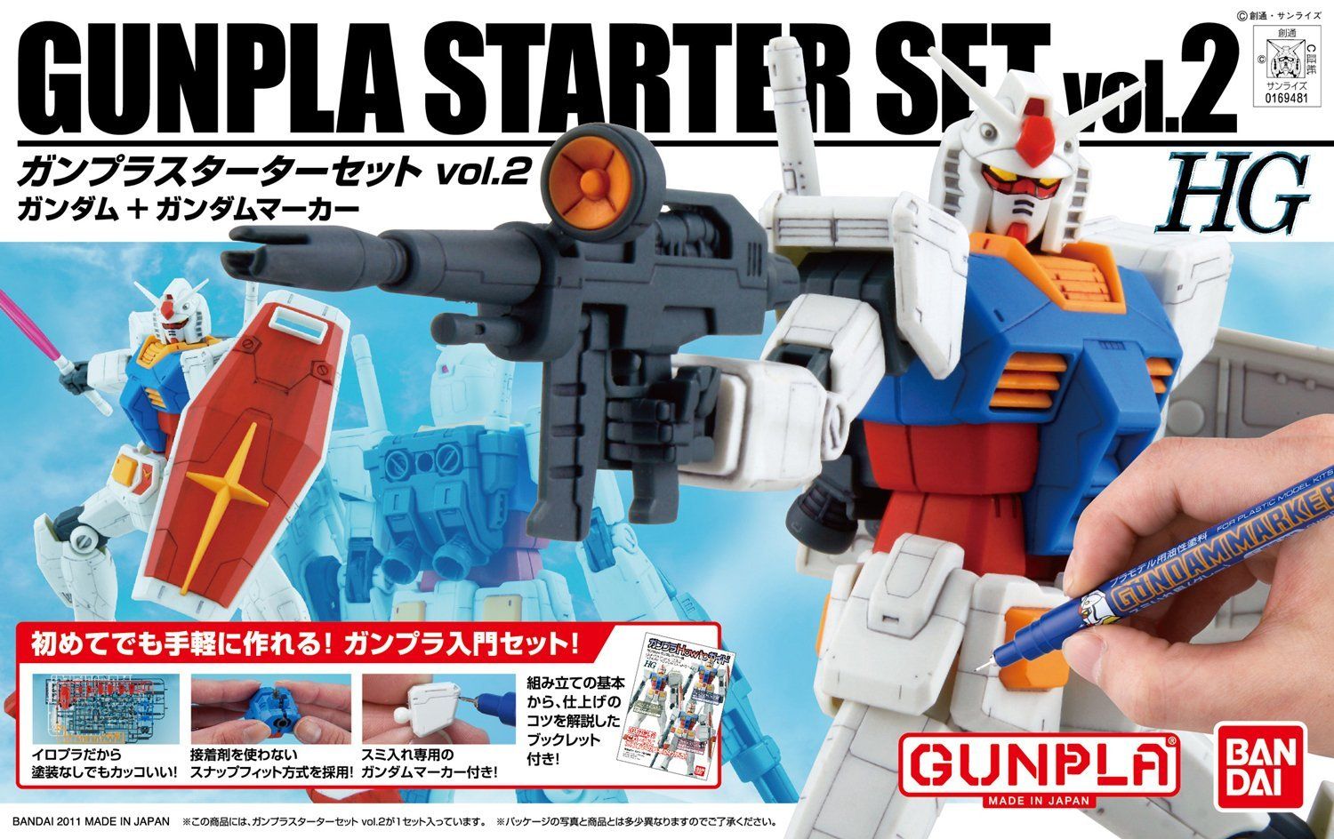 Bandai HGUC GUNPLA START SET vol.2 - BanzaiHobby
