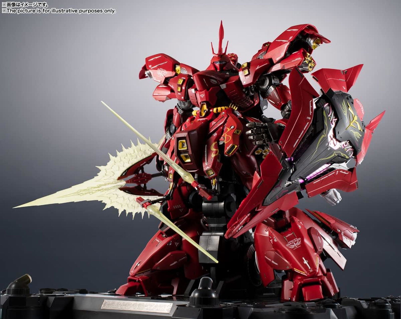 Bandai Metal Structure Demolition (Kaitai Syouki) Machine MSN-04 Sazabi (Completed) - BanzaiHobby