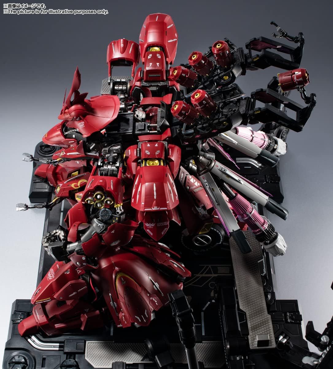Bandai Metal Structure Demolition (Kaitai Syouki) Machine MSN-04 Sazabi (Completed) - BanzaiHobby