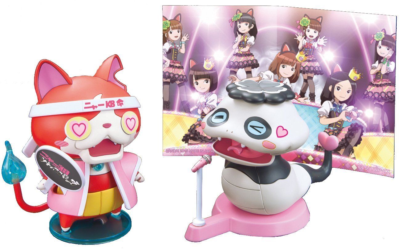 Bandai Nya-KB Cheering Stage Set Tsuchinoko Panda & Jibanyan - BanzaiHobby