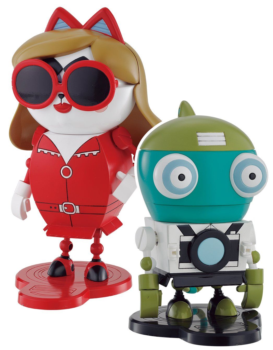 Bandai Pikachin-Robo Cats Agent Ai & Chamekichi of Flames Chameleon Set - BanzaiHobby