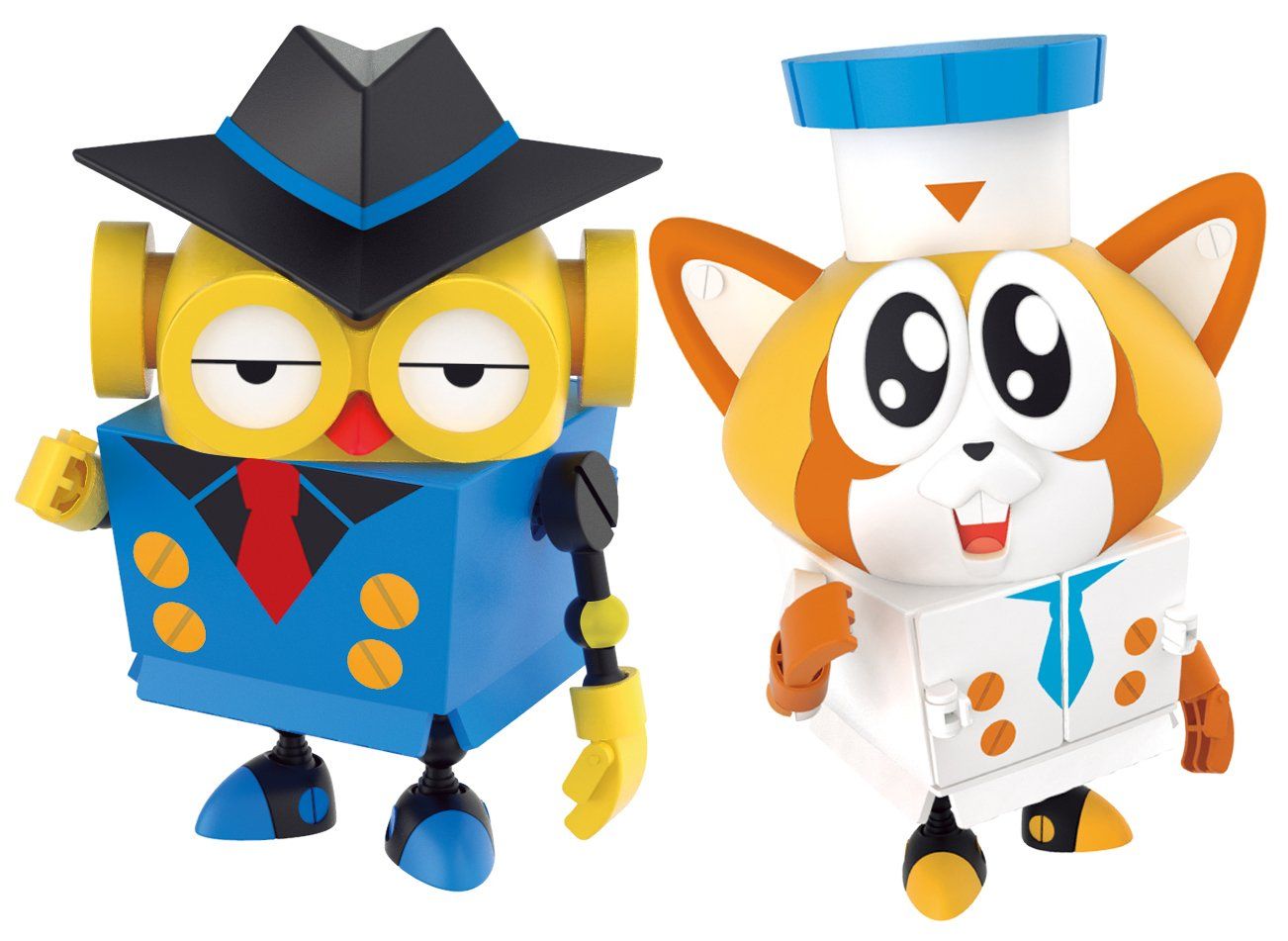 Bandai Pikachin-Robo James of Spy Owl & Patti of Gourmet Raccoon Set - BanzaiHobby