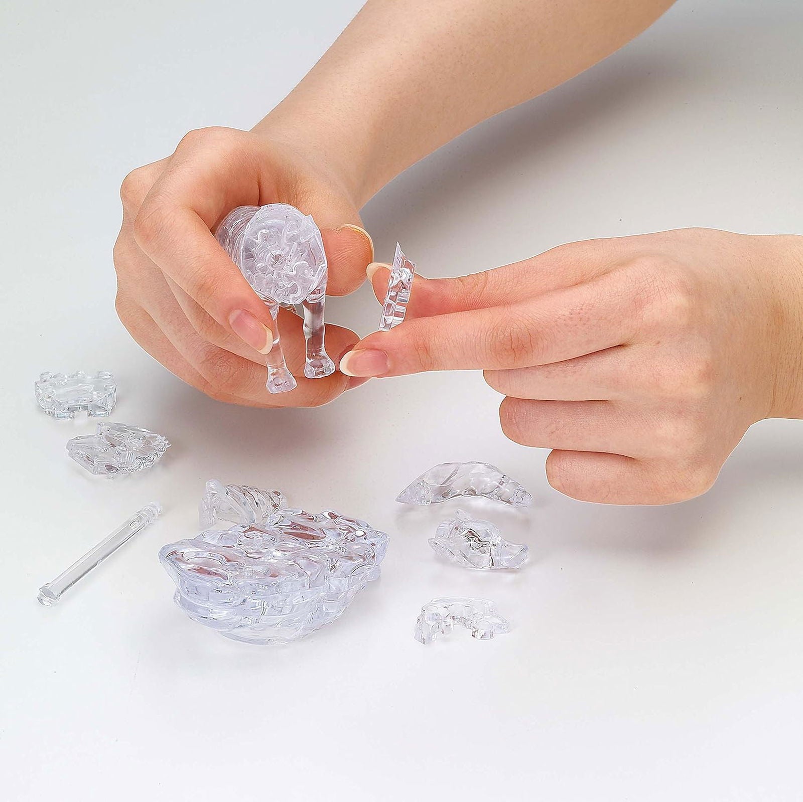 Beverly 50216 Crystal Puzzle Silver Wolf - BanzaiHobby