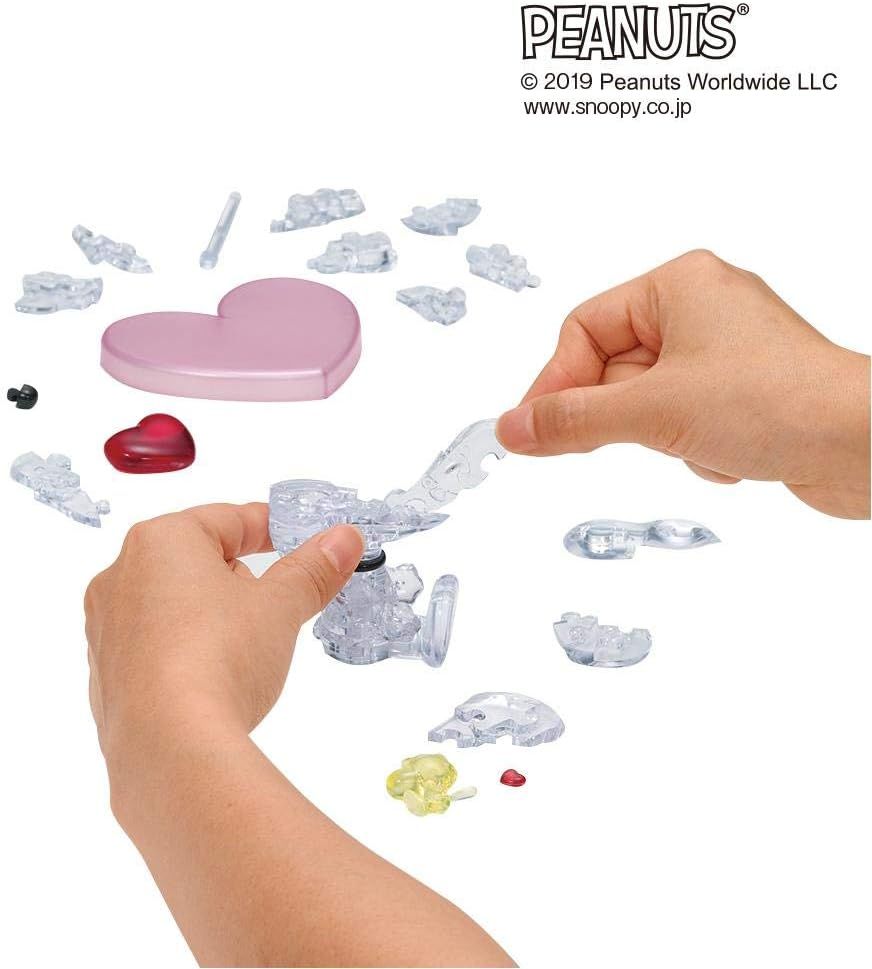 Beverly 50248 Crystal Puzzle Snoopy Hug Heart - BanzaiHobby