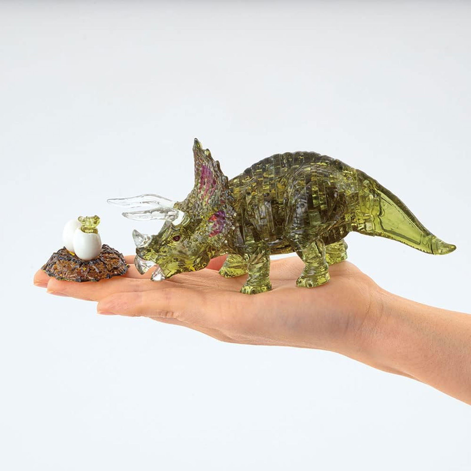 Beverly 50286 Crystal Puzzle Triceratops Green - BanzaiHobby