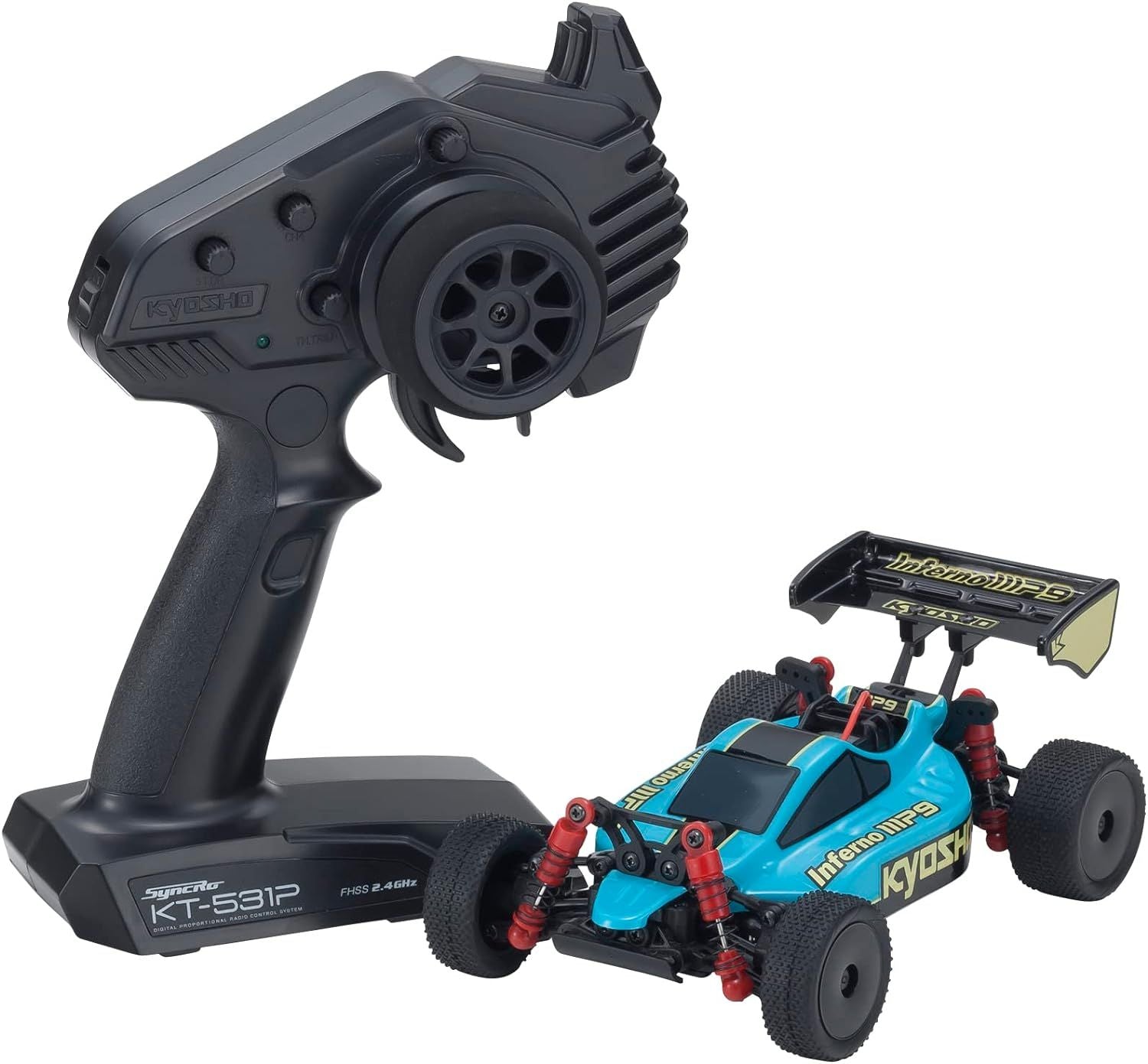 Kyosho 32093EGBK MB-010 r/s Inferno MP9 TKI3 Green/Black - BanzaiHobby