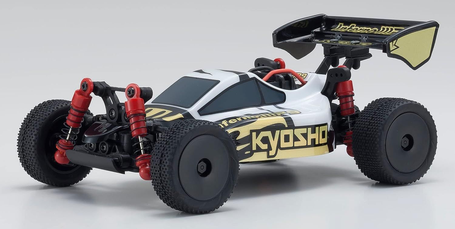 Kyosho 32093WBK MB-010 r/s Inferno MP9 TKI3 White/Black - BanzaiHobby