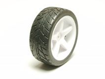 Blade Racing H39 Pre-Glued Tires On Road EP Buggy Tamiya Front - BanzaiHobby