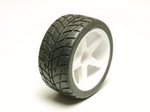 Blade Racing H40 Pre-Glued Tires On Road EP Buggy Tamiya Rear - BanzaiHobby