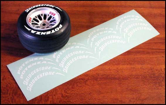 Chevron Models Bridgstone F1 Tire Logo Decal - BanzaiHobby