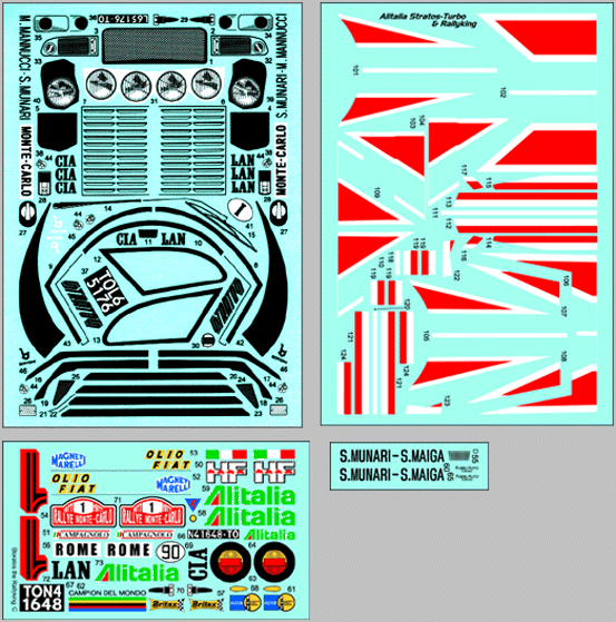 Chevron Models STS012 77 Monte Larry King Decal Set - BanzaiHobby