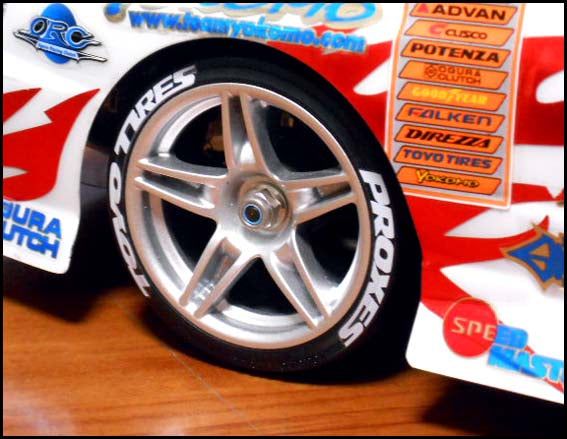 Chevron Models STS019 D Tire Logo Sticker Toyo Tires & Proxes - BanzaiHobby