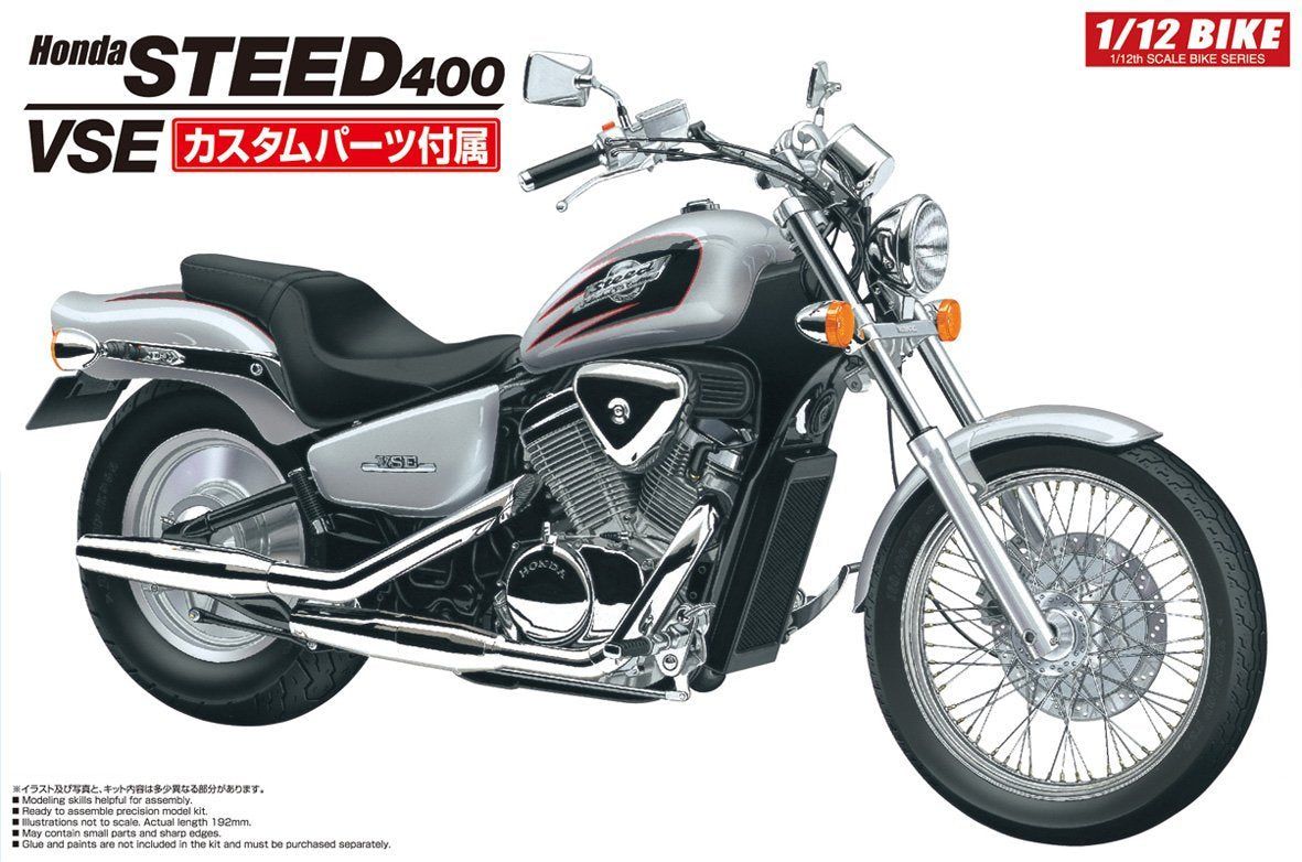 Banzai Hobby - Aoshima 1/12 Honda Steed 400VSE w/Custom Parts