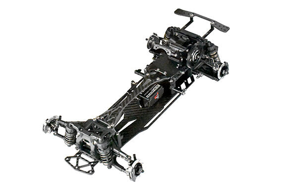 [PO MAY 2024] REVED D1-CGS01 Carbon main chassis & upper deck set for RDX - BanzaiHobby