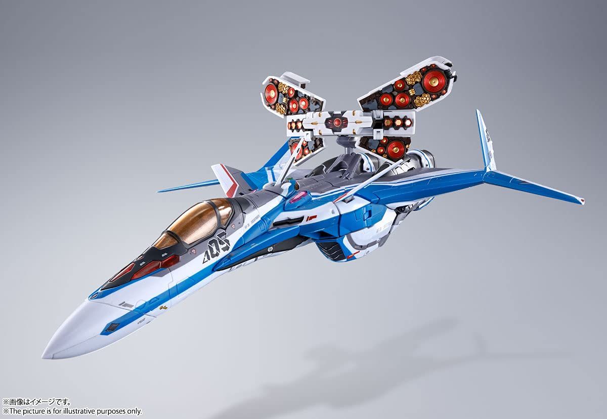 DX超合金 劇場版マクロスΔ 絶対LIVE!!!!!! 劇場版VF-31Jジークフリード(ハヤテ・インメルマン機)【フォールドプロジェクションユニット装備】 約260mm ABS&ダイキャスト&PVC製 塗装済み可動フィギュア - BanzaiHobby