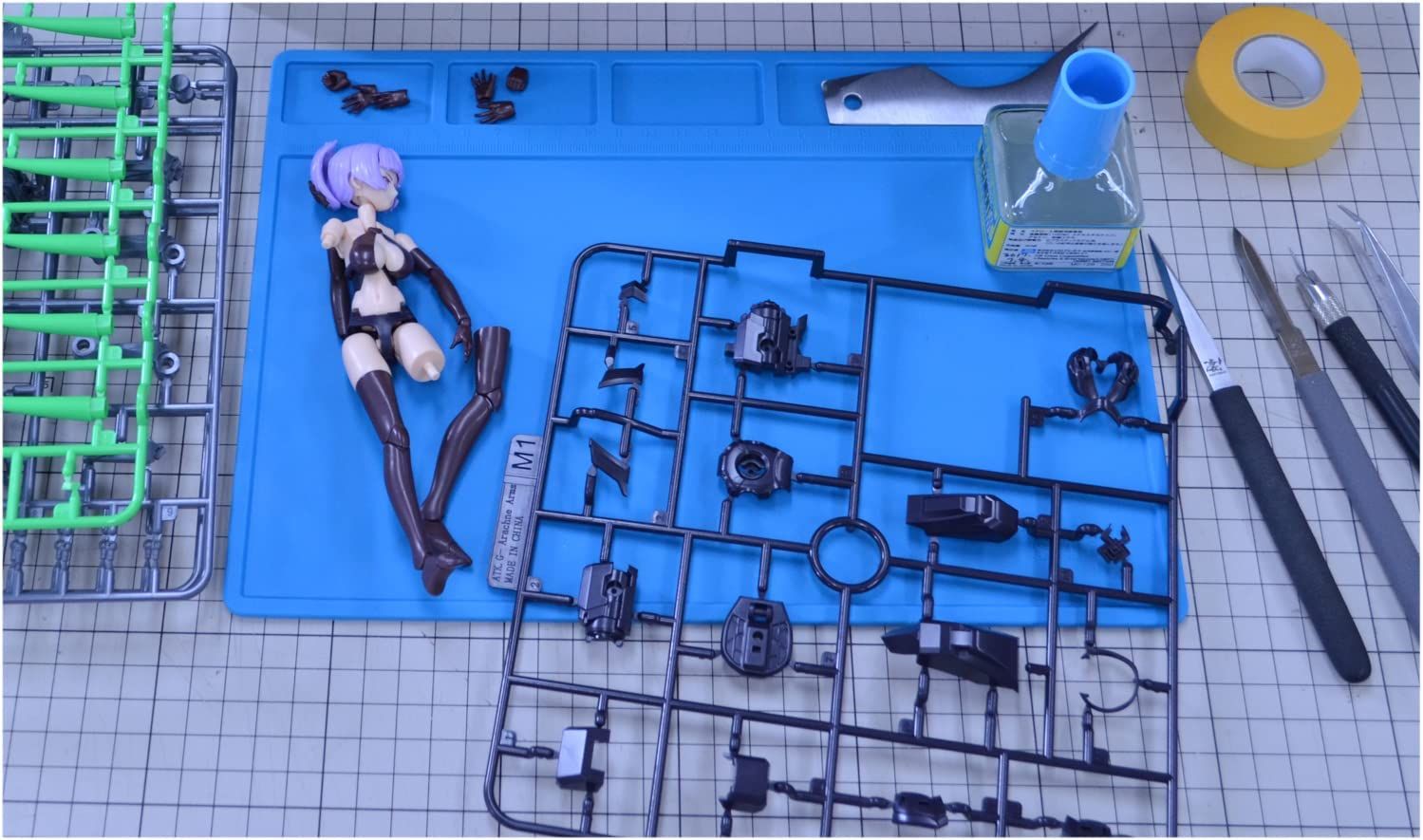 Doyusha 130216 SGOT! Silicon Work Mat for Hobby S - BanzaiHobby