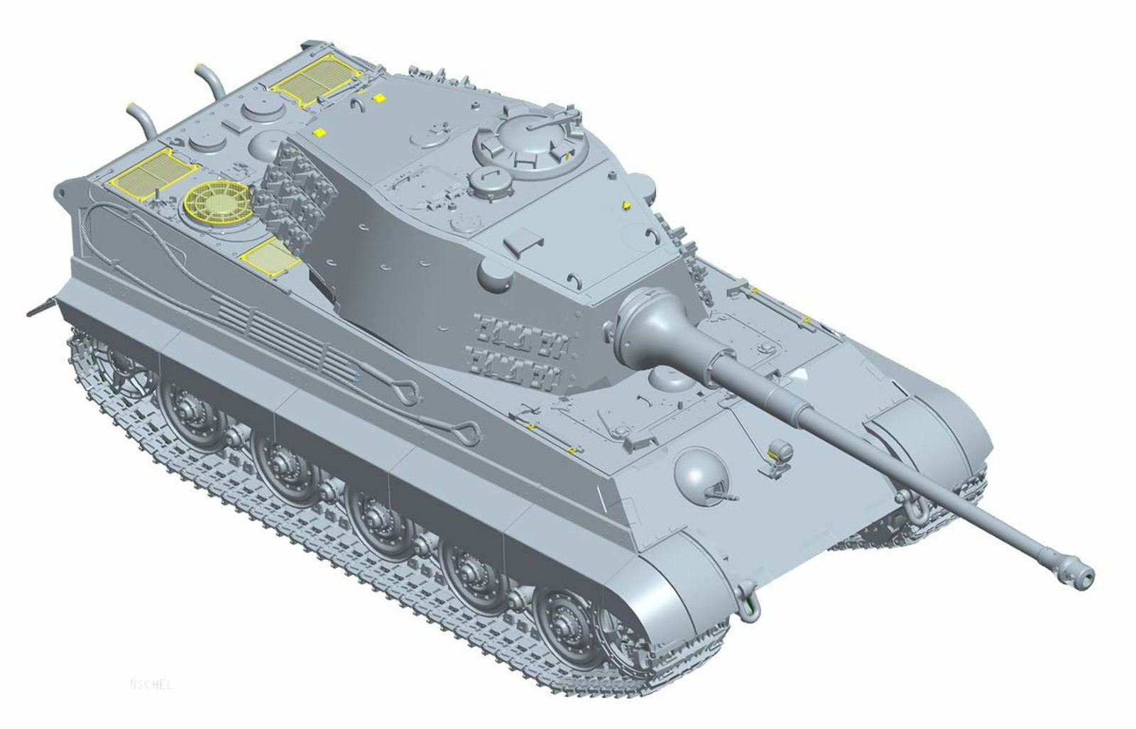 Doyusha German King Tiger (Henschel Turret) - BanzaiHobby